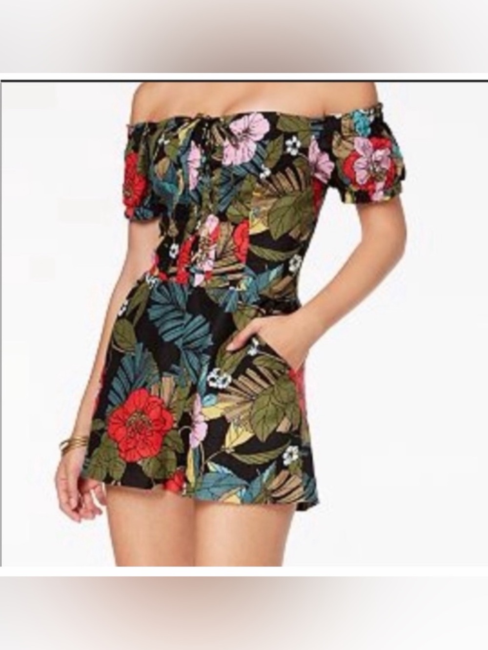 Guess linen romper Size 0